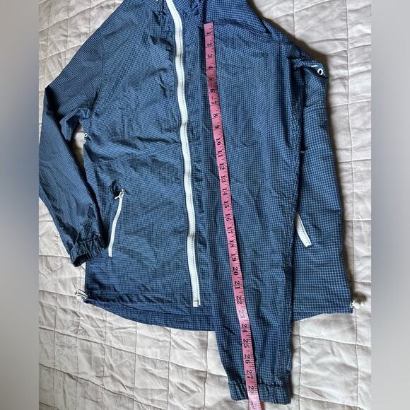 LRG Men's Blue Graph Check WindbreakerJacket Fisherman Gorpcore Outdoor -XL - Picture 12 of 13